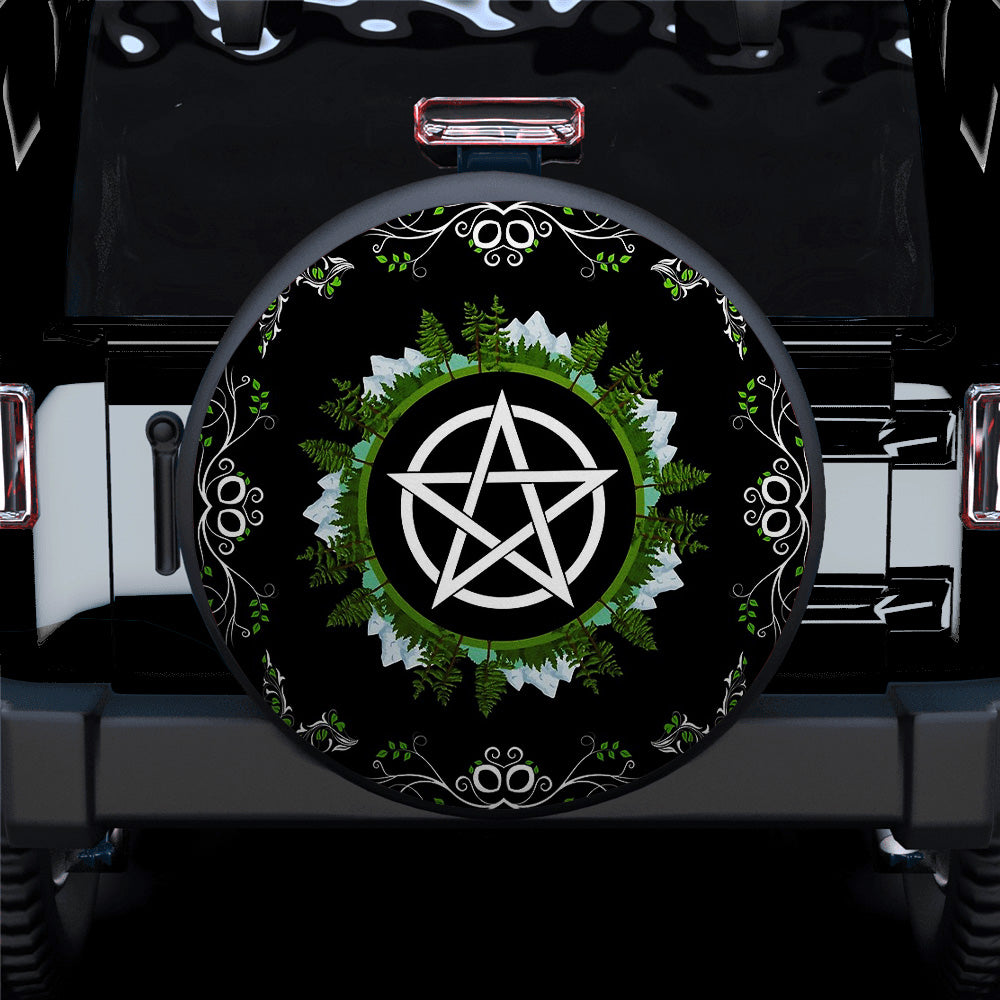 Witch Symbol Car Spare Tire Cover