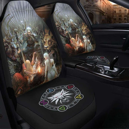 Witcher Is Comming Car Seat Covers Universal Fit 051012