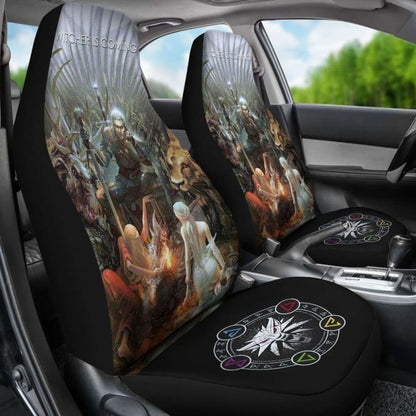 Witcher Is Comming Car Seat Covers Universal Fit 051012
