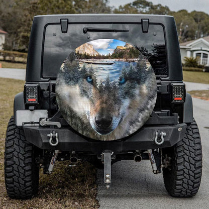 Wolf Art, Wild Animals Car Spare Tire Cover