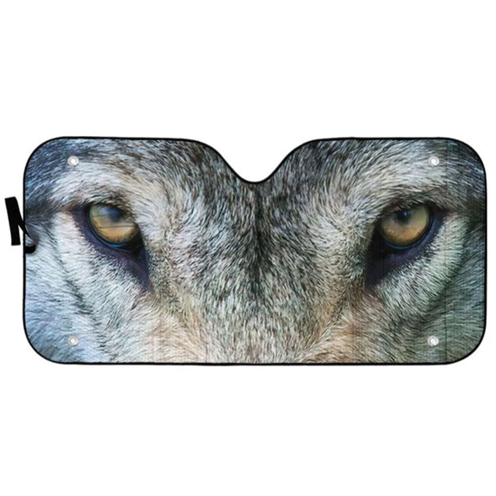 Wolf Eyes Car Auto Sun Shades Windshield Accessories Decor Gift