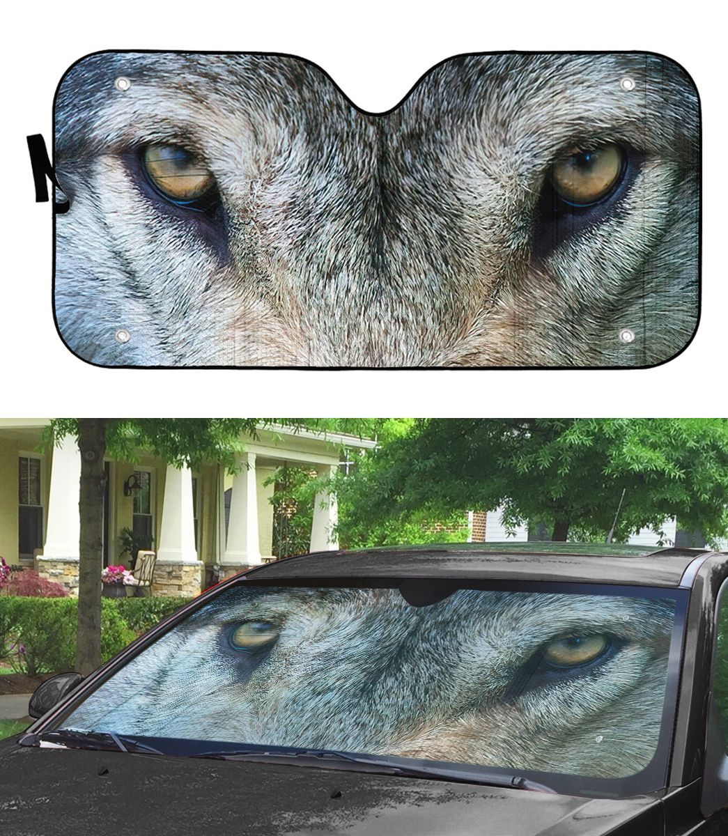 Gearhuman 3D Wolf Eyes Car Sunshade