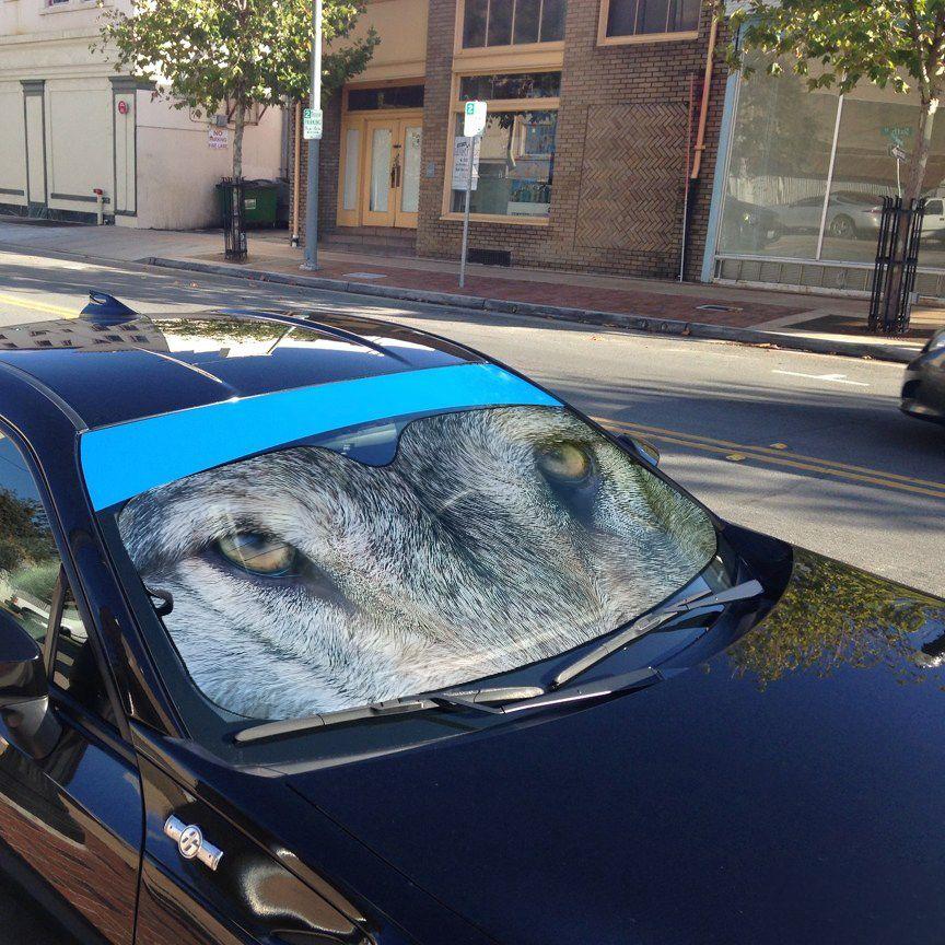 Gearhuman 3D Wolf Eyes Car Sunshade