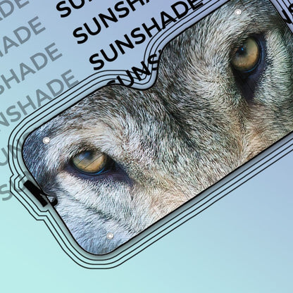 Gearhuman 3D Wolf Eyes Car Sunshade