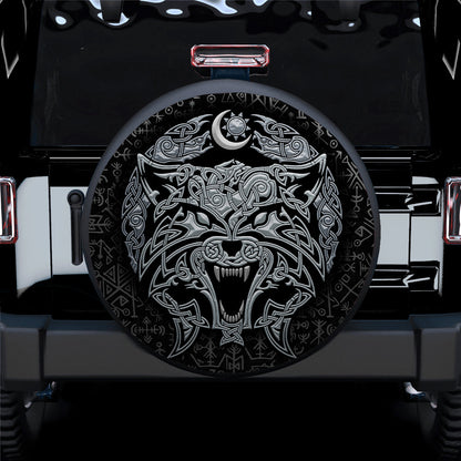Wolf Viking Jeep Car Spare Tire Cover