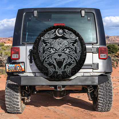 Wolf Viking Jeep Car Spare Tire Cover