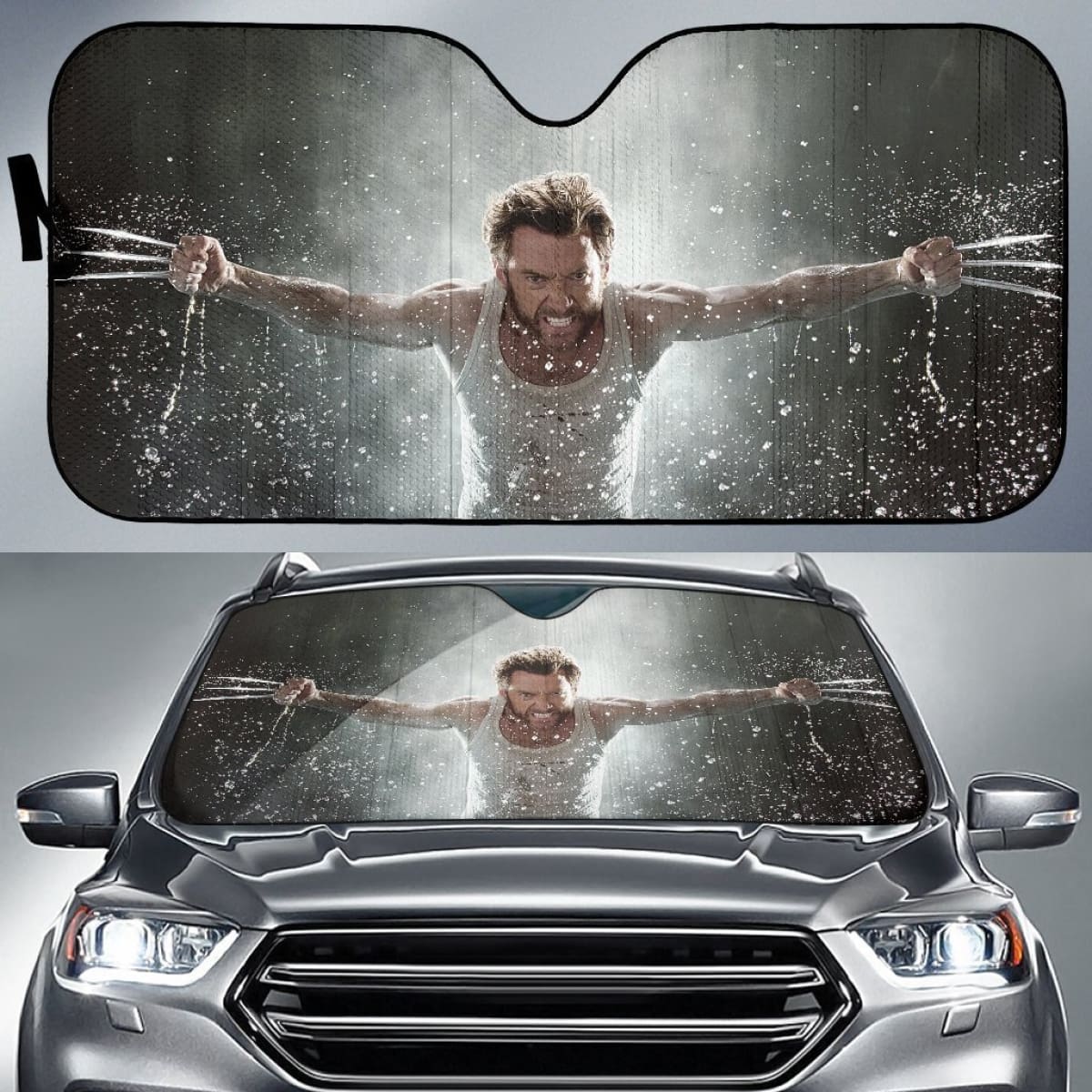 Wolverine Power Auto Sun Shade Nh07 Universal Fit 111204