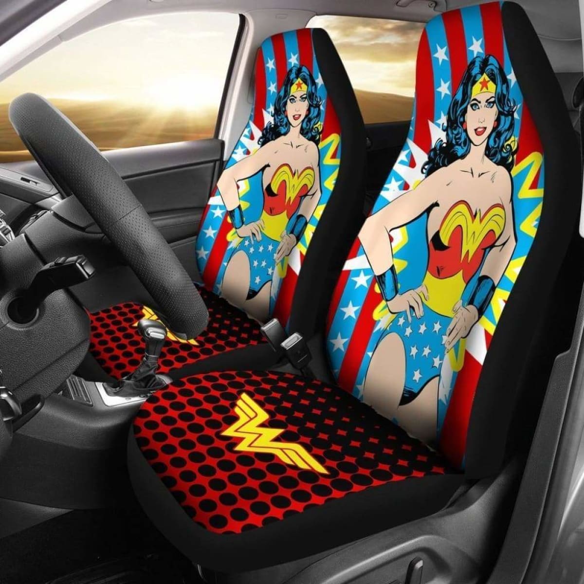 Wonder Woman Dc League Comics Car Seat Cover Universal Fit 051012