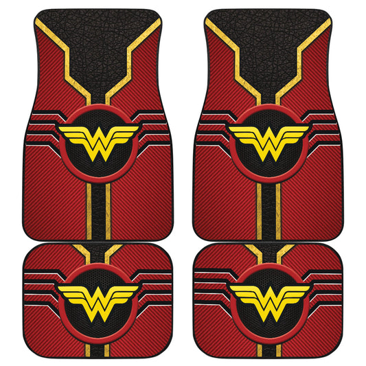 Wonder Woman Logo Car Floor Mats Custom For Fans Ci230112-05a