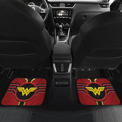 Wonder Woman Logo Car Floor Mats Custom For Fans Ci230112-05a