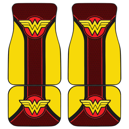 Wonder Woman Logo Car Floor Mats Custom For Fans Ci230105-07a