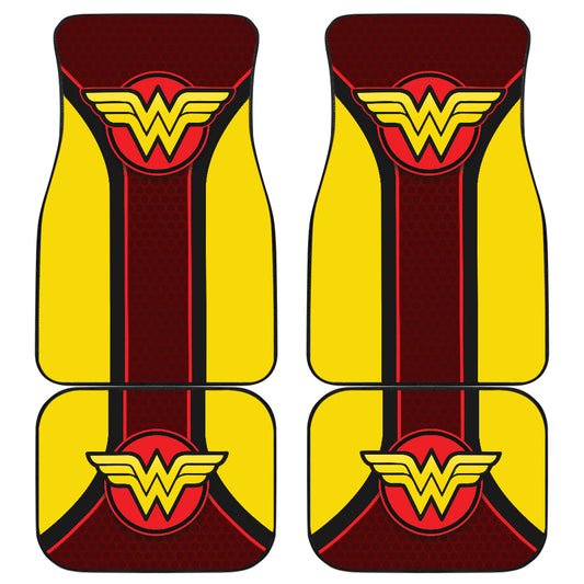 Wonder Woman Logo Car Floor Mats Custom For Fans Ci230105-07a