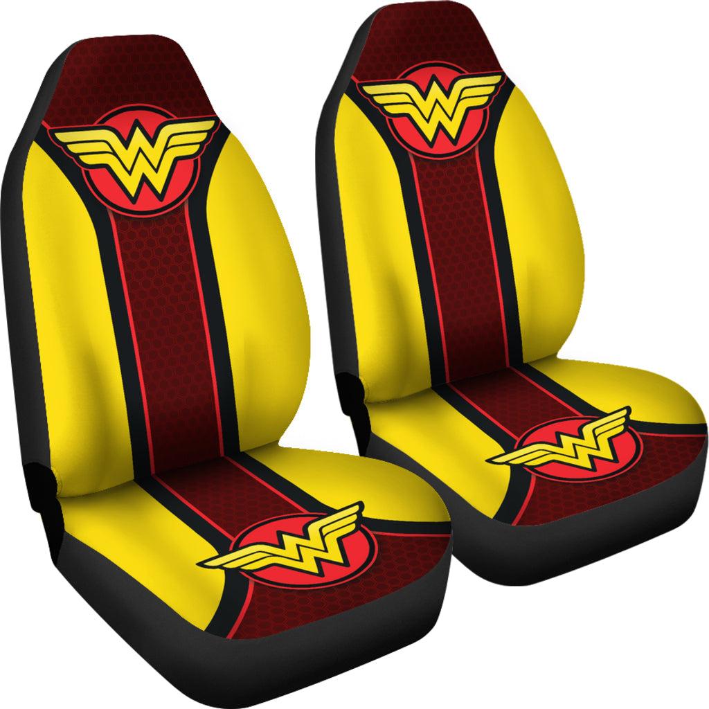 Wonder Woman Logo Car Seat Covers Custom For Fans Ci221230-07