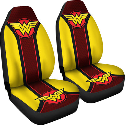 Wonder Woman Logo Car Seat Covers Custom For Fans Ci221230-07