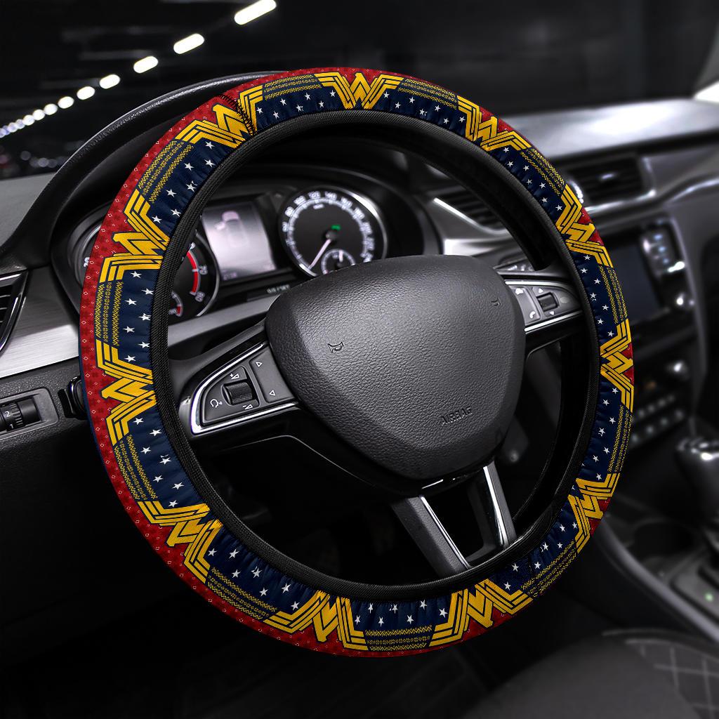 Wonder Woman Premium Custom Car Steering Wheel Cover