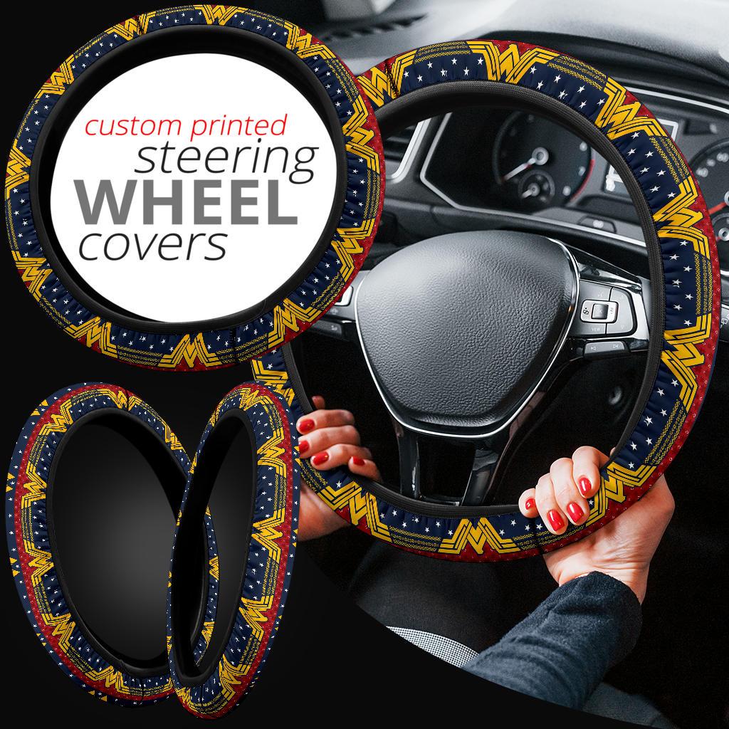 Wonder Woman Premium Custom Car Steering Wheel Cover