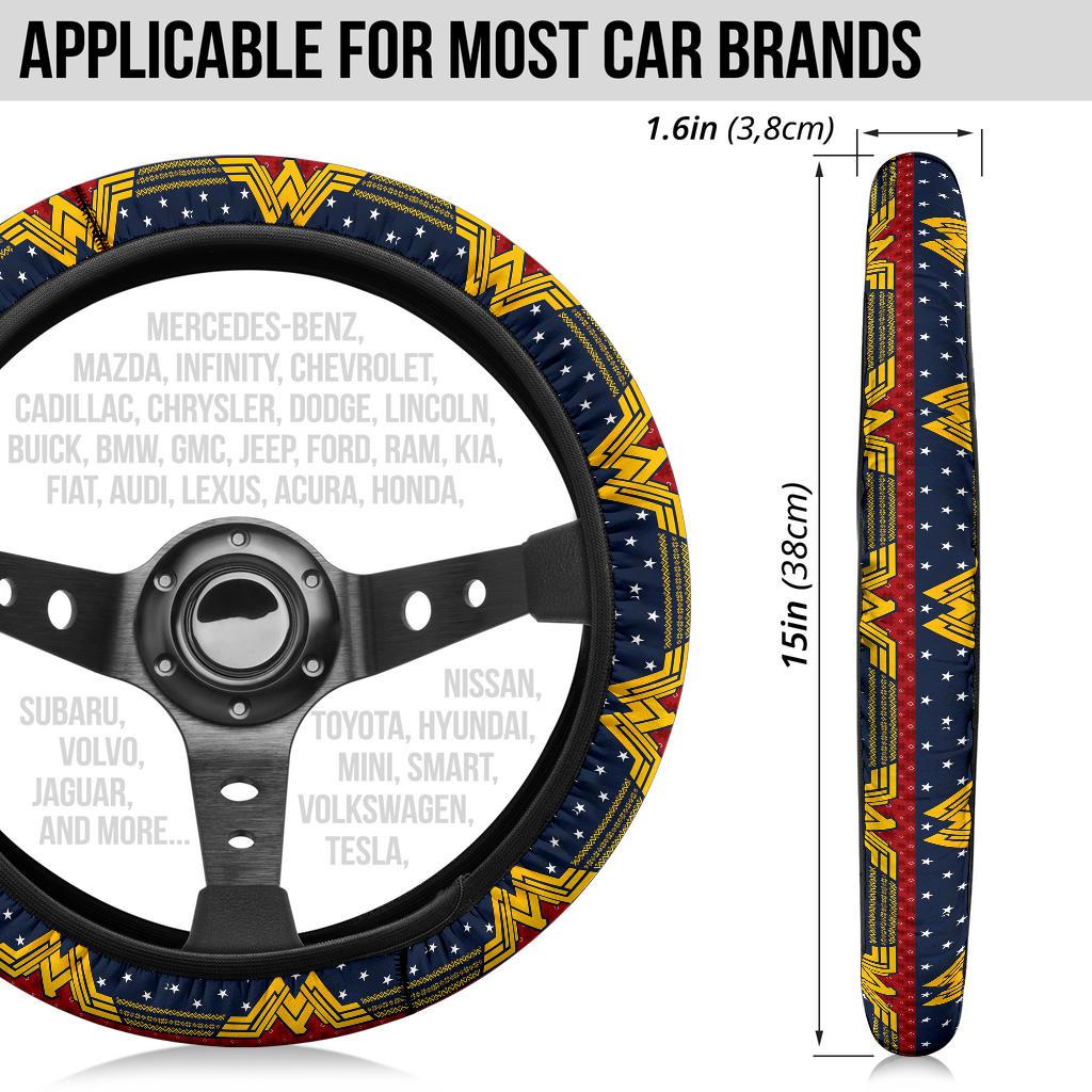 Wonder Woman Premium Custom Car Steering Wheel Cover