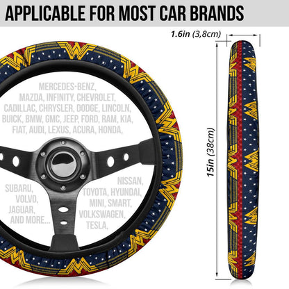 Wonder Woman Premium Custom Car Steering Wheel Cover