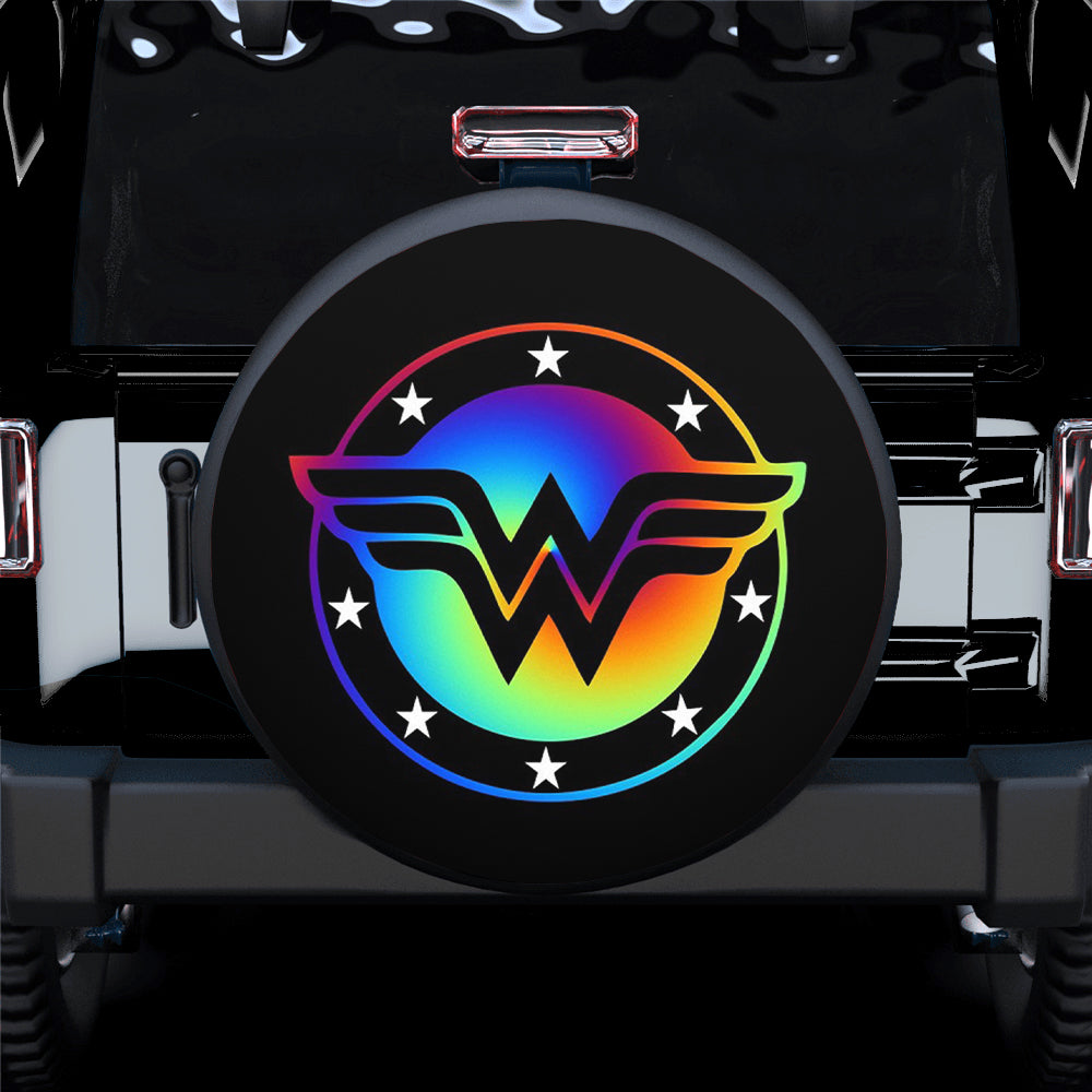 Wonder Woman Rainbow Spare Tire Cover