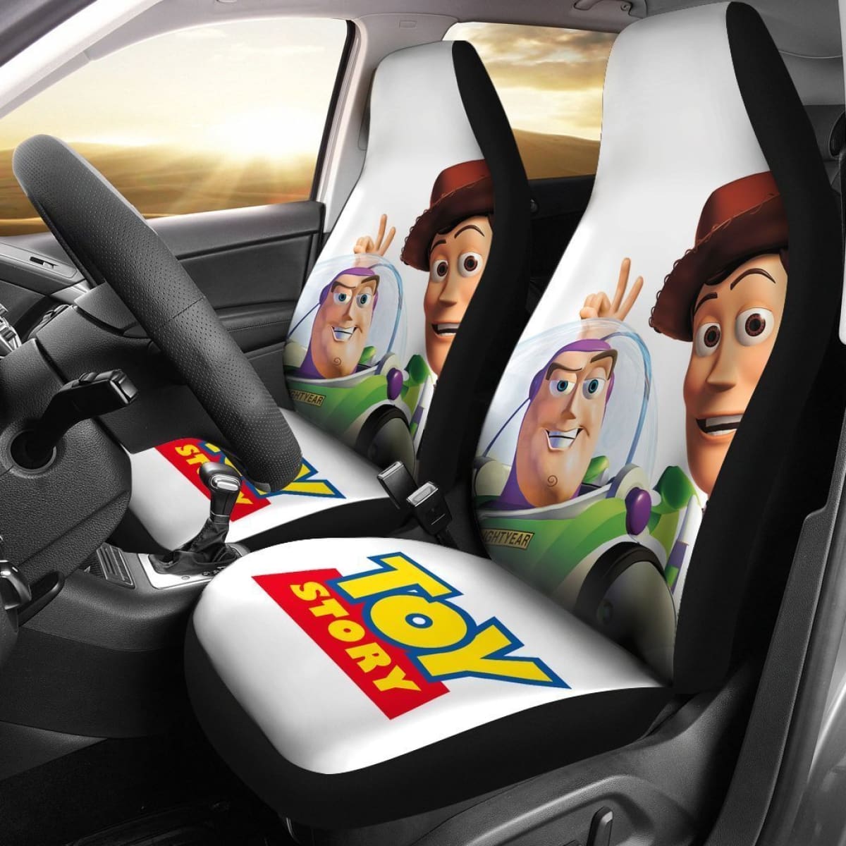 Woody & Lightyear Toy Story Car Seat Covers Lt03 Universal Fit 225721