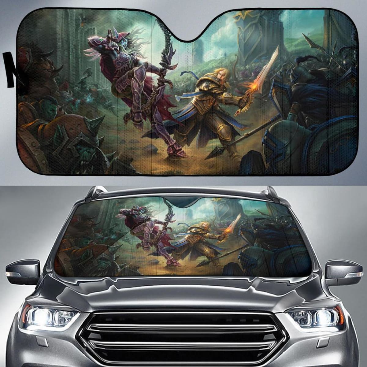 World Of Warcraft Auto Sun Shade Nh07 Universal Fit 111204
