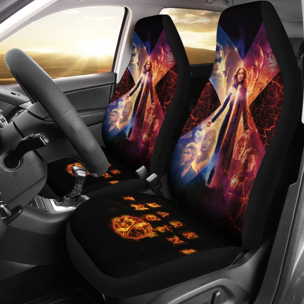 X-Men Dark Phoenix Surfaces Car Seat Covers Mn05 Universal Fit 225721