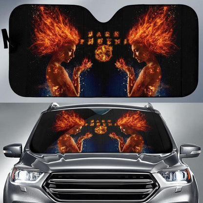 X-Men Jean Grey Phoenix Form Auto Sun Shade Mn05 Universal Fit 111204