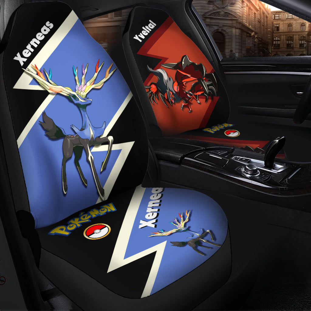 Xerneas Yveltal Pokemon Car Seat Covers