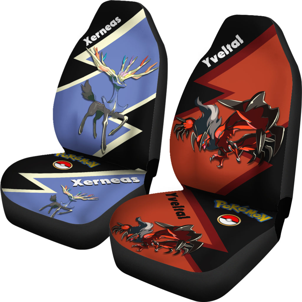 Xerneas Yveltal Pokemon Car Seat Covers