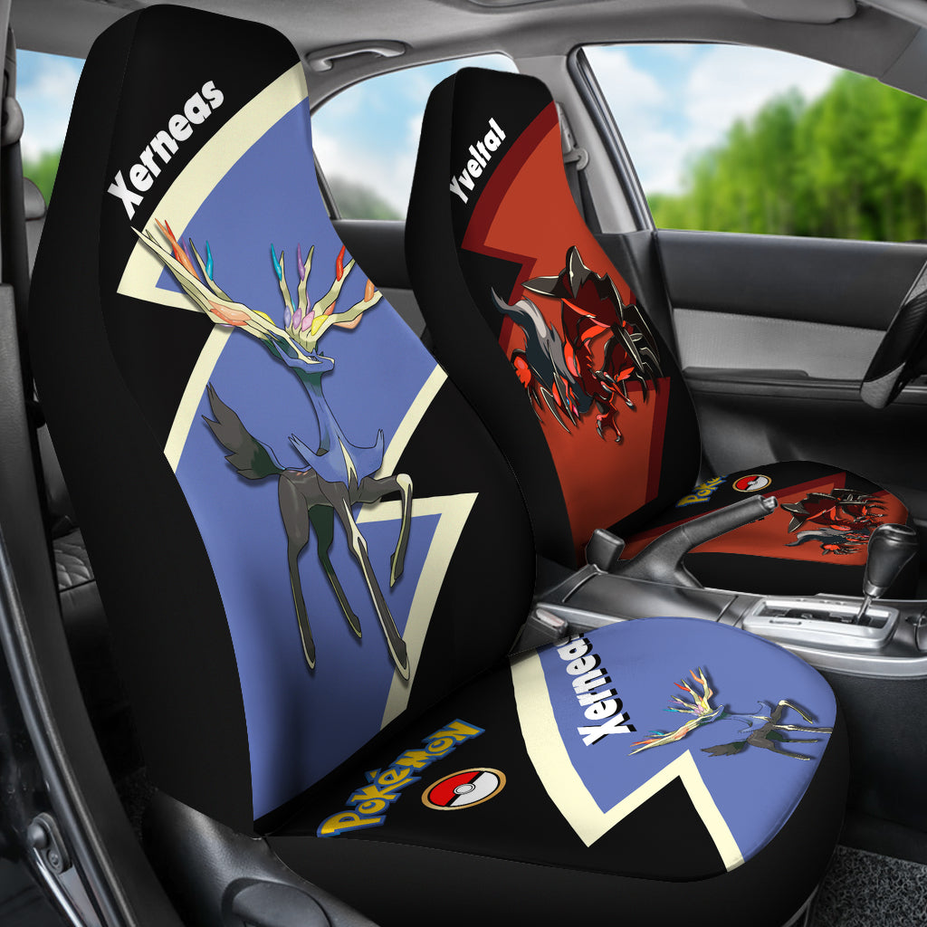 Xerneas Yveltal Pokemon Car Seat Covers