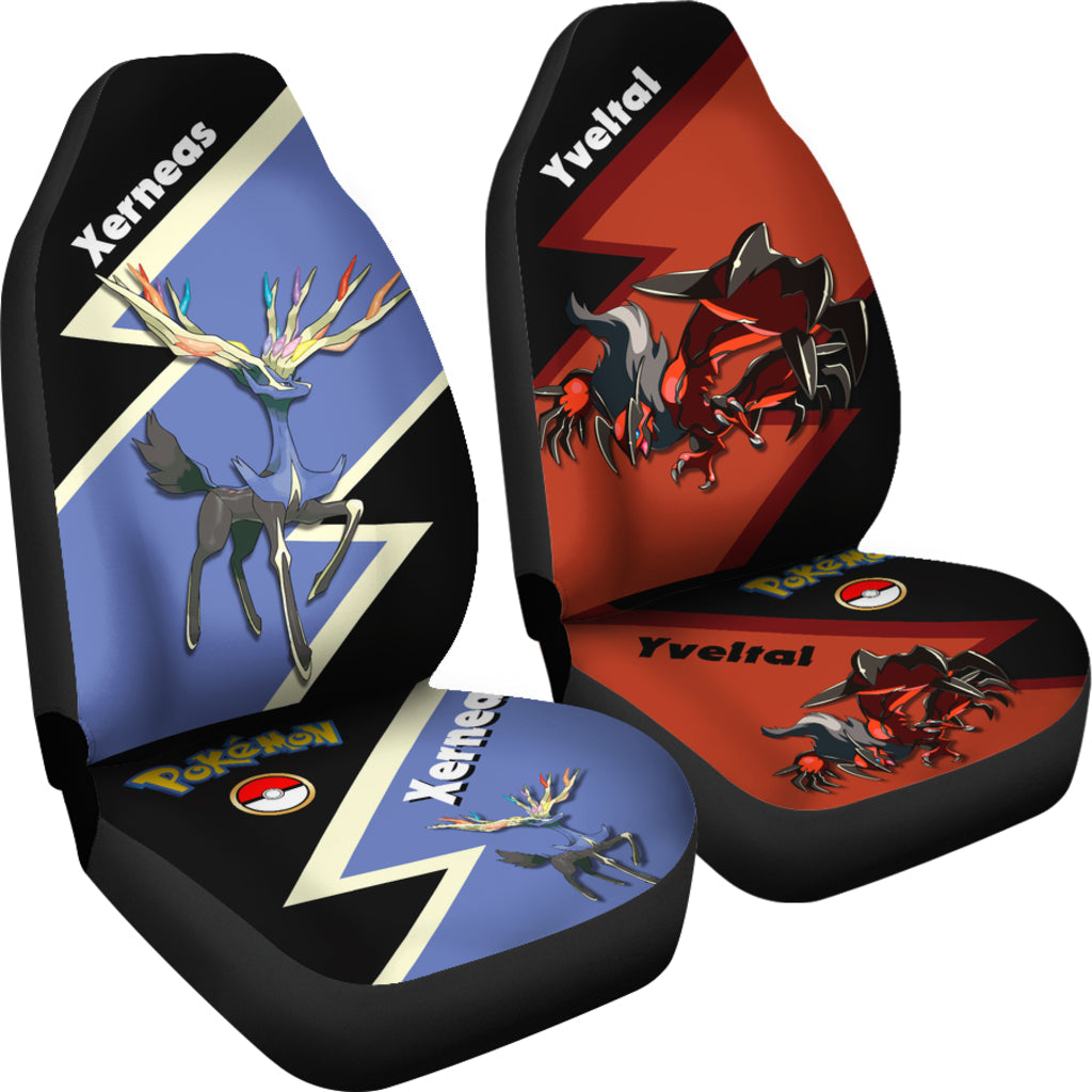 Xerneas Yveltal Pokemon Car Seat Covers