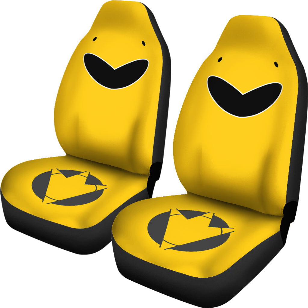 Yellow Dino Thunder Power Rangers Car Seat Covers