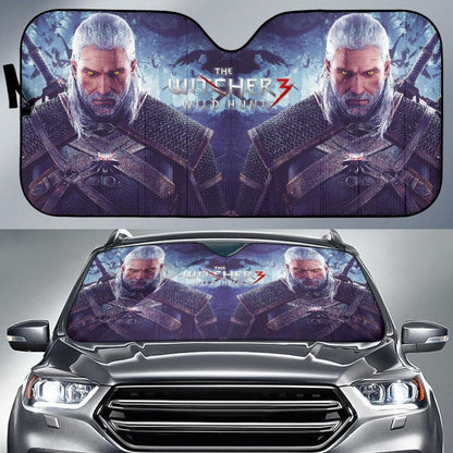 Yellow Eyes Geralt Of Rivia The Witcher Auto Sun Shade Nh06 Universal Fit 111204
