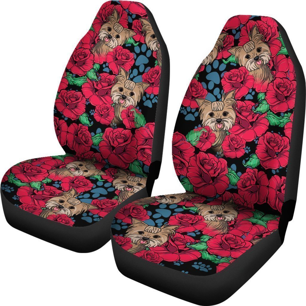 Yorkshire Car Seat Covers Custom Flowers Car Interior Accessories