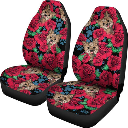 Yorkshire Car Seat Covers Custom Flowers Car Interior Accessories