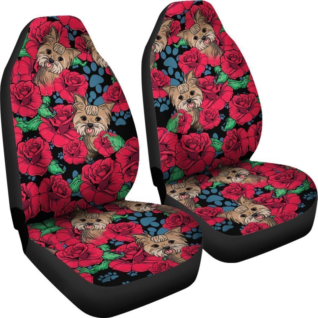 Yorkshire Car Seat Covers Custom Flowers Car Interior Accessories
