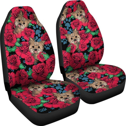 Yorkshire Car Seat Covers Custom Flowers Car Interior Accessories