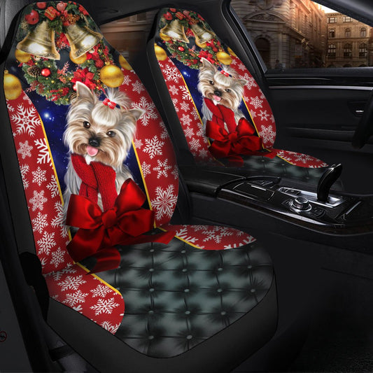 Yorkshire Terrier Miniature Premium Custom Car Seat Covers Decor Protector