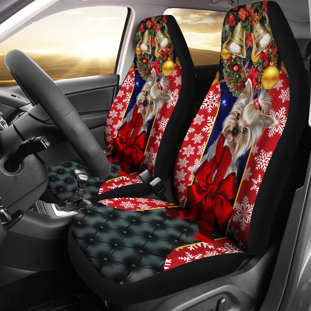 Yorkshire Terrier Miniature Premium Custom Car Seat Covers Decor Protector