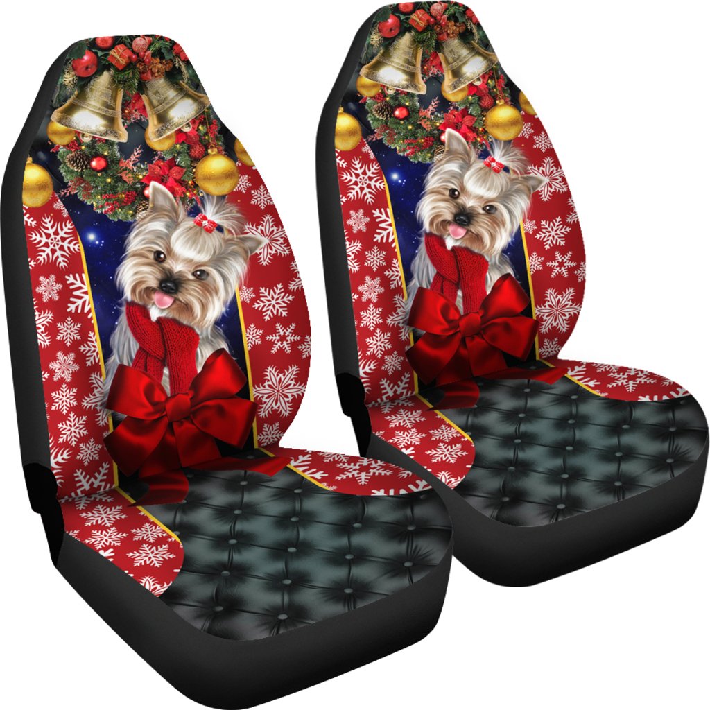 Yorkshire Terrier Miniature Premium Custom Car Seat Covers Decor Protector