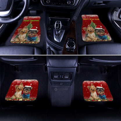 Yorkshire Terriers Dog Car Floor Mats Custom Christmas Car Interior Accessories