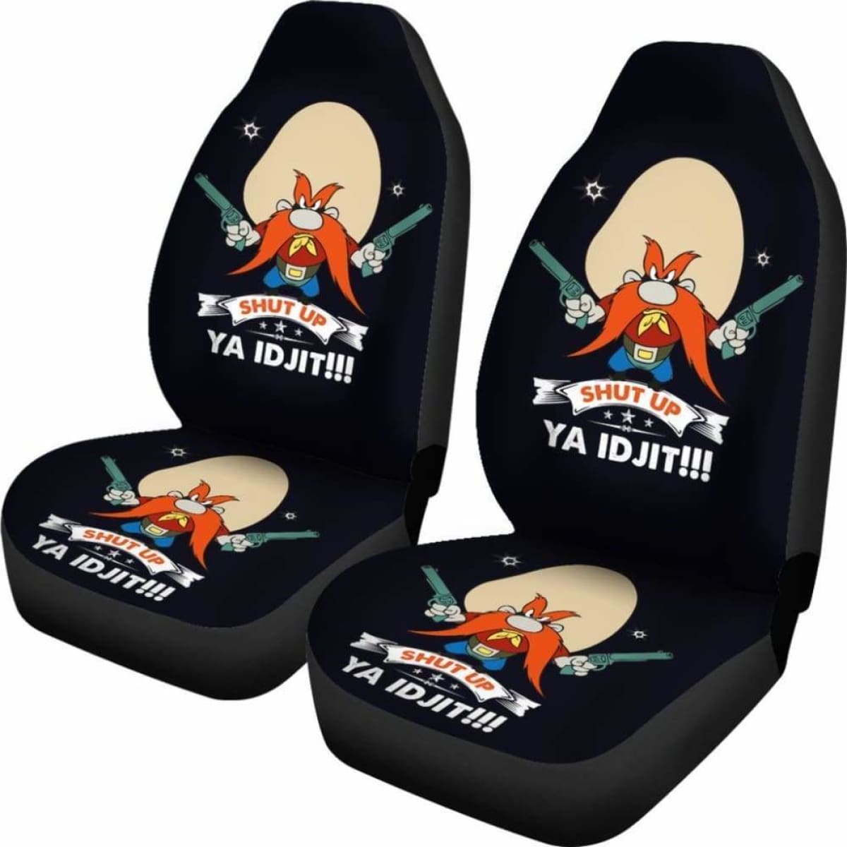 Yosemite Sam Car Seat Cover Looney Shut Up Universal Fit 051012