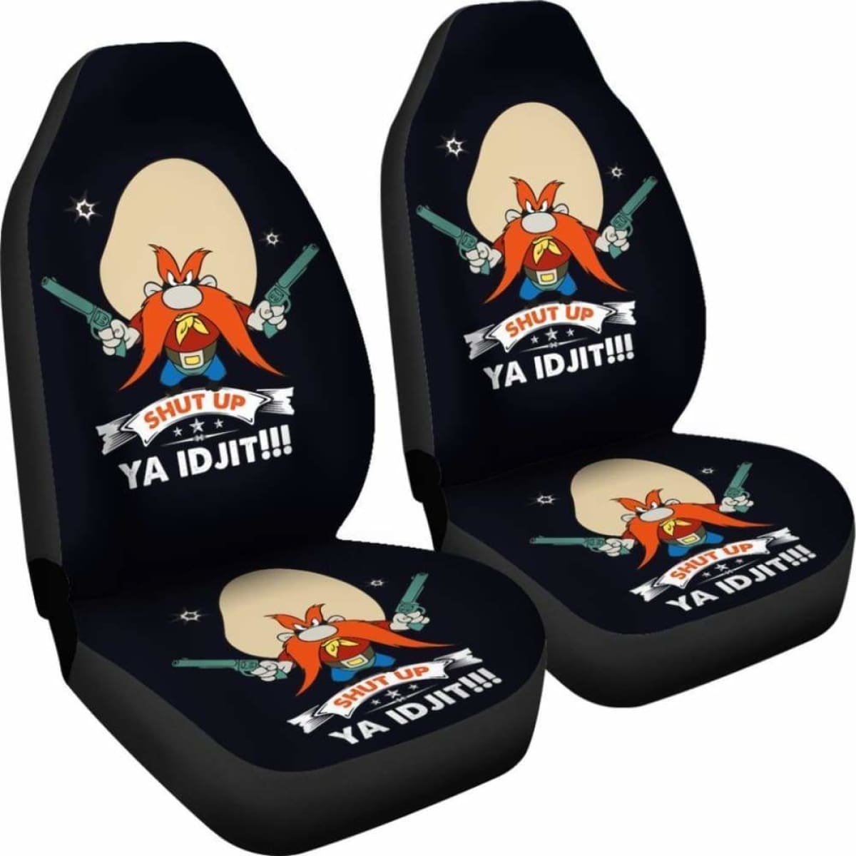 Yosemite Sam Car Seat Cover Looney Shut Up Universal Fit 051012