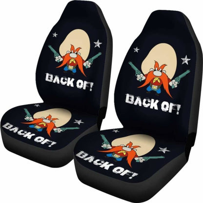 Yosemite Sam Car Seat Cover Looney Tunes Back Off Gift Fan Universal Fit 051012