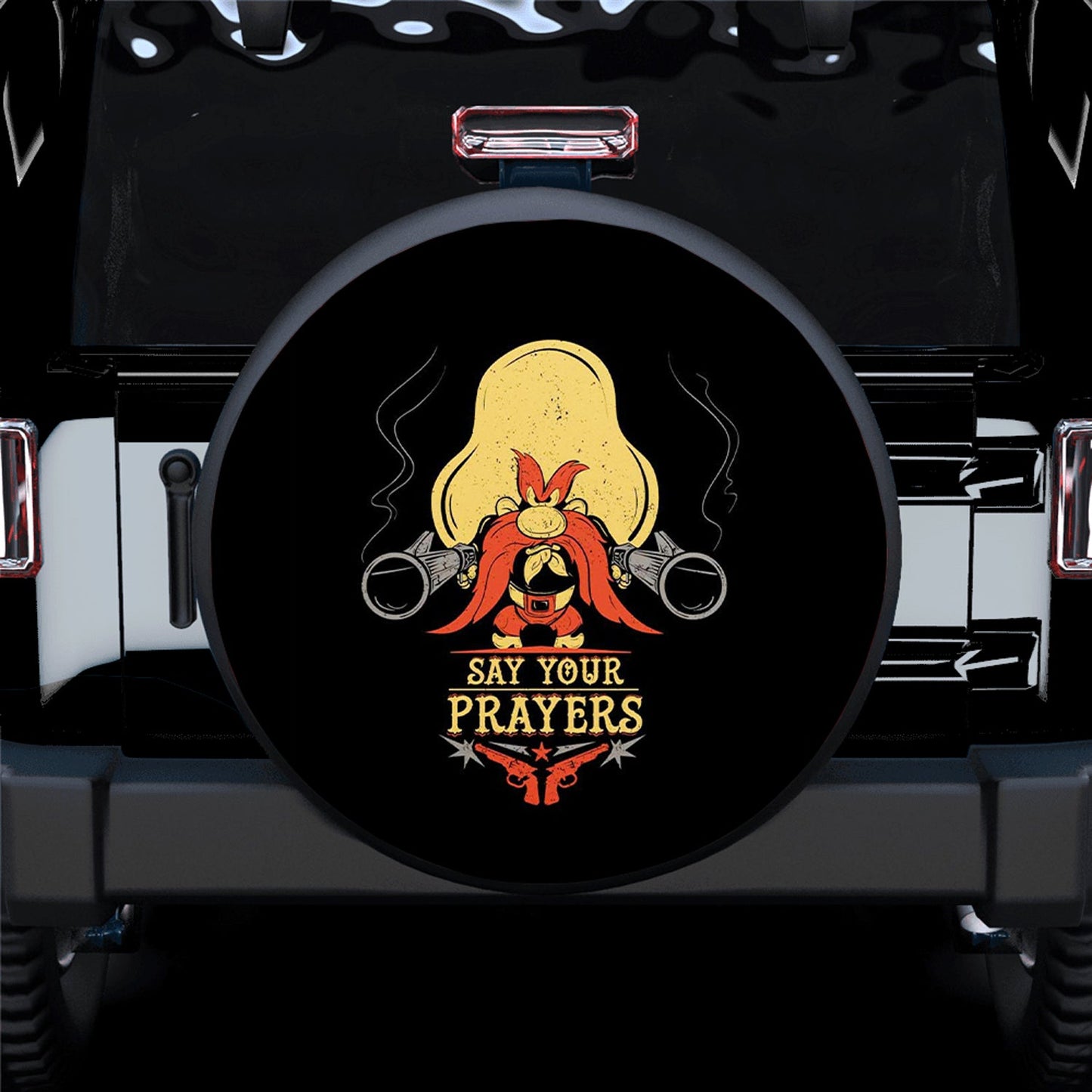Yosemite Sam Funny Spare Tire Cover