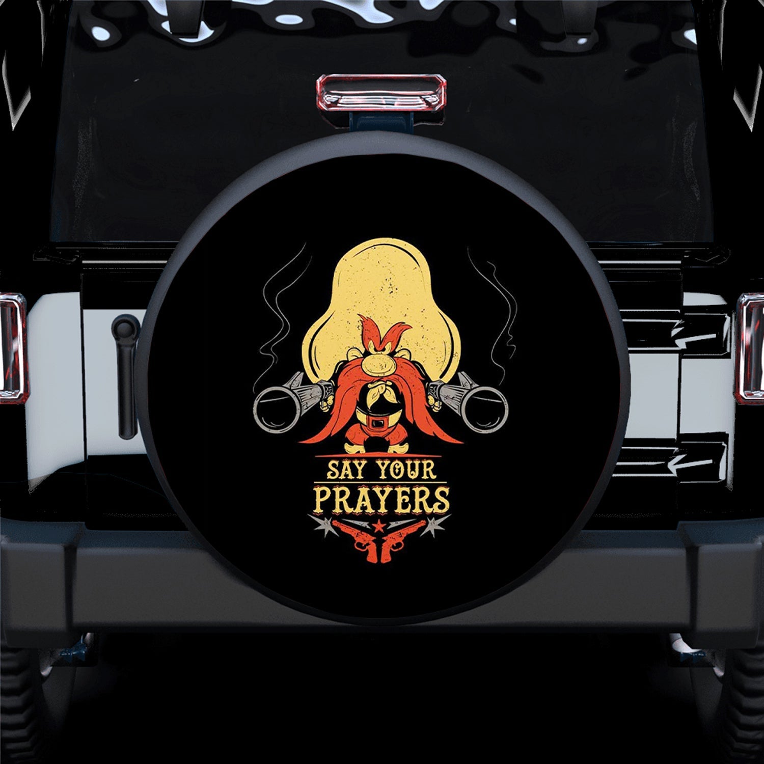Yosemite Sam Funny Spare Tire Cover