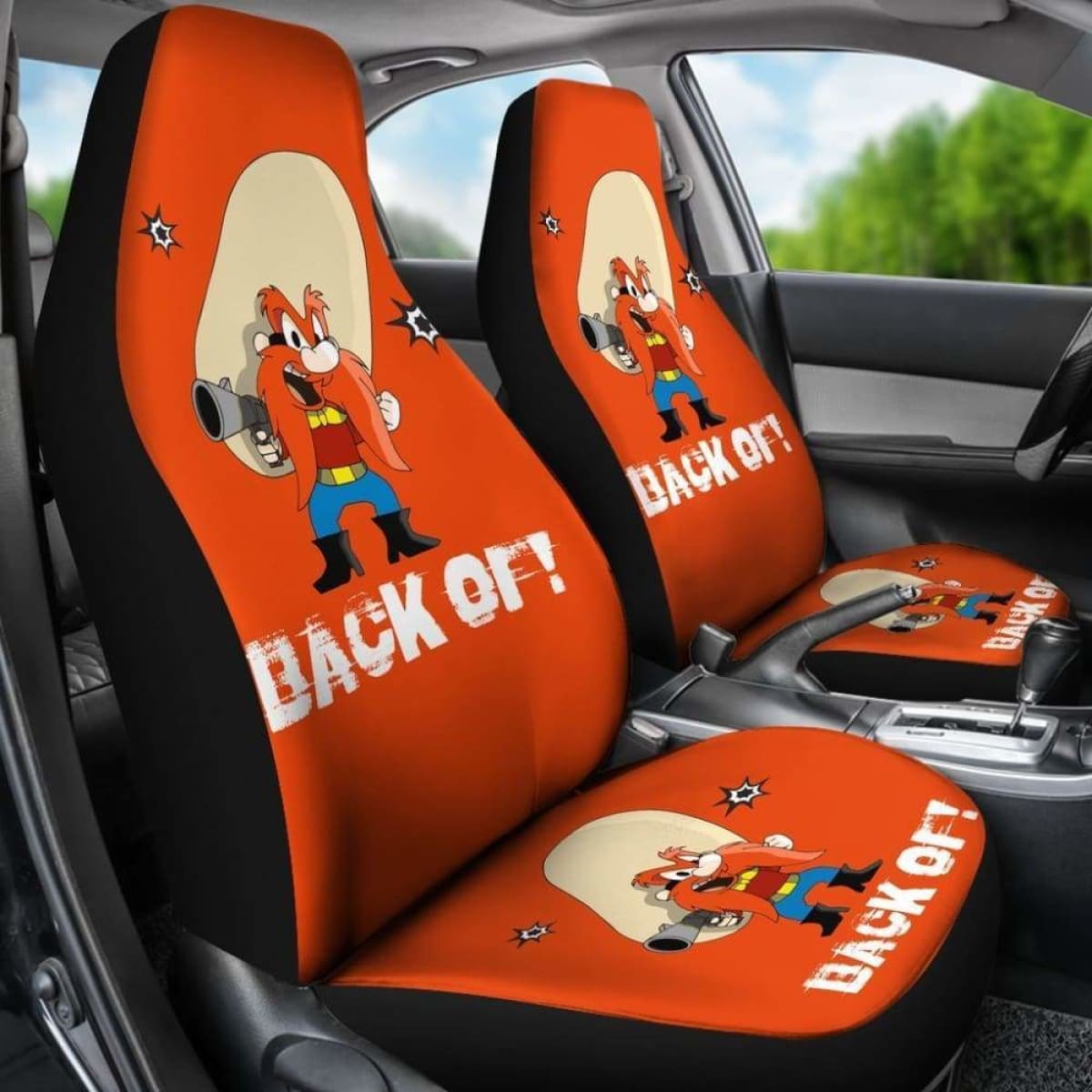 Yosemite Sam Looney Car Seat Cover Fan Gift Universal Fit 051012