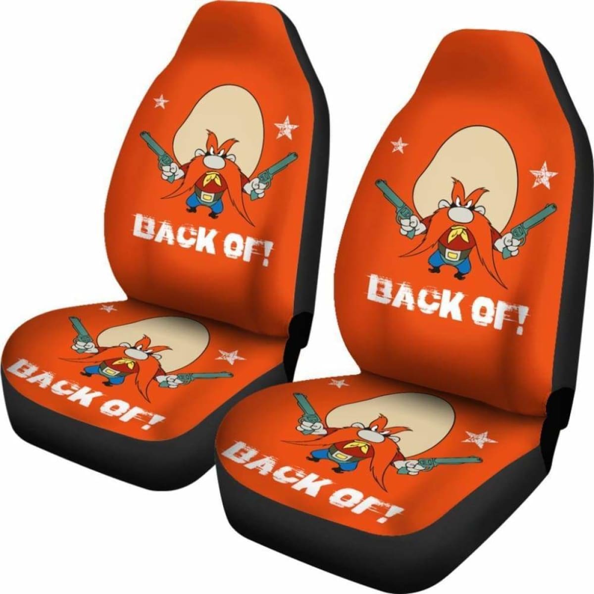 Yosemite Sam Looney Car Seat Covers Cartoon Fan Gift Universal Fit 051012
