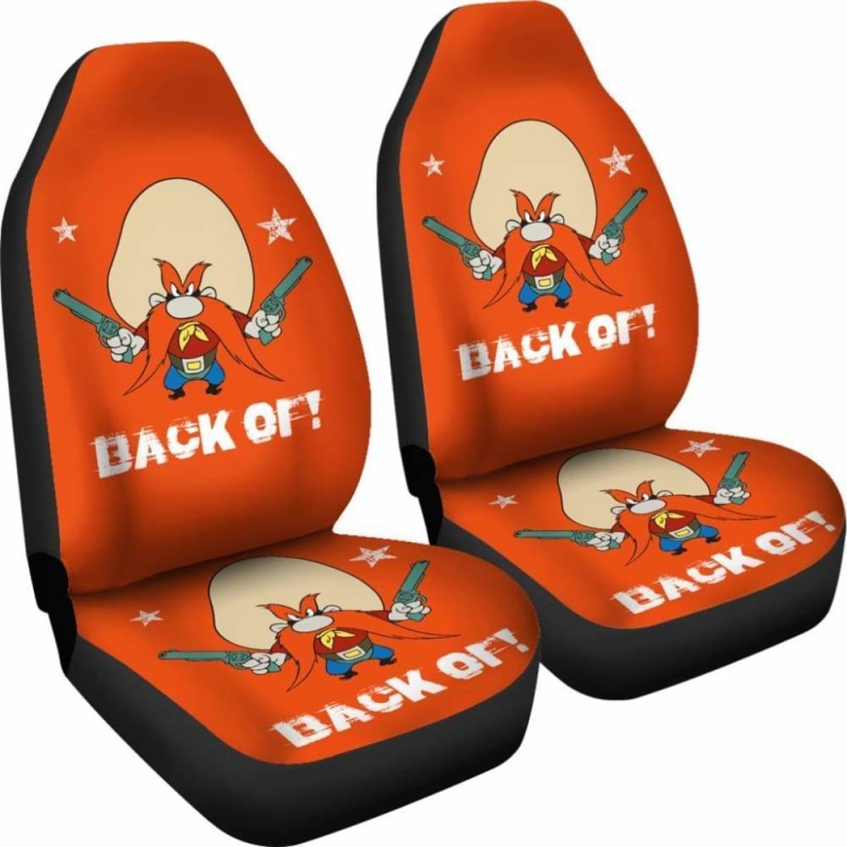 Yosemite Sam Looney Car Seat Covers Cartoon Fan Gift Universal Fit 051012