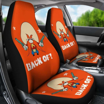 Yosemite Sam Looney Car Seat Covers Cartoon Fan Gift Universal Fit 051012